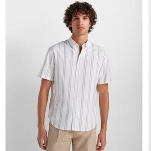 NWT! Club Monaco Short Sleeve Deck Stripe Shirt